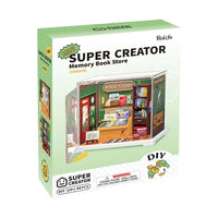 Robotime - Memory Book Store, DIY Miniature House