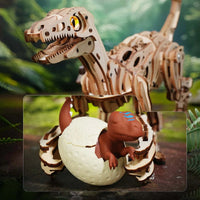 Robotime - Velociraptor Mechanical 3D Wooden Puzzle