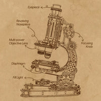 Robotime - Microscope - Mechanical 3D Wooden Puzzle