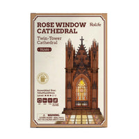 Robotime - Rose Window Twin Tower Cathedral