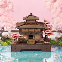 Robotime - Sakura Pavilion - Cathedral 3D Wooden Puzzle