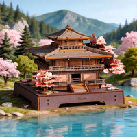 Robotime - Sakura Pavilion - Cathedral 3D Wooden Puzzle