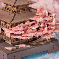 Robotime - Sakura Pavilion - Cathedral 3D Wooden Puzzle