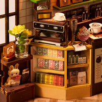 Robotime - Holiday Cafe DIY Book Nook Shelf Insert