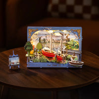 Robotime - Red Boats - Wall Art 3D Wooden Puzzle
