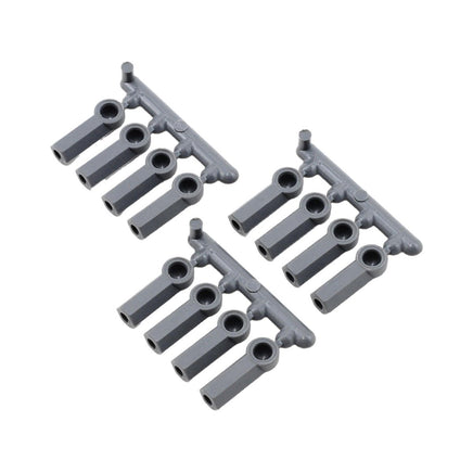 RPM R/C Products - Super Duty Rod Ends (12) 3.5mm - Dark Gray - Hobby Recreation Products