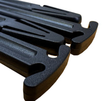 Raw Speed - 1/8 Buggy Tire Sticks, Black (12)