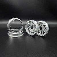 Reef's RC - 1.9 "Crossman" Aluminum Beadlock Wheels w/ Hubs (2)
