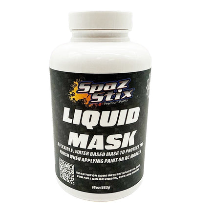 Spaz Stix - Water Based Liquid Mask V2, 16oz - Hobby Recreation Products