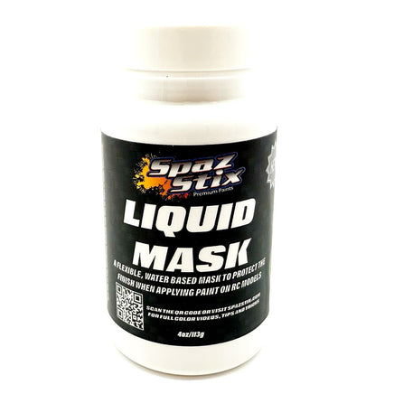 Spaz Stix - Water Based Liquid Mask V2, 4oz - Hobby Recreation Products