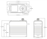 SRT - Large Scale HV DC Digital Servo .085sec / 1735.9oz @ 8.4V