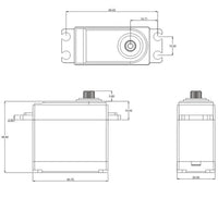 SRT - Standard HV DC Digital Waterproof Servo .14sec / 247.2oz @ 7.4V