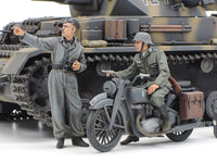 Tamiya - German Panzer IV Ausf.G Early, Motorcycle Set Easter Front, Plastic Model