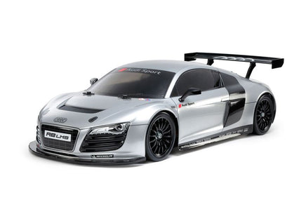 Tamiya - 1/10 R/C Audi R8 LMS 2008 (Silver Painted Body) (TT - 02) - Hobby Recreation Products