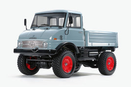 Tamiya - 1/10 RC Mercedes-Benz Unimog 406 Series U900 Kit, w/ CC-02 Chassis & Blue-Gray Painted Body - Hobby Recreation Products