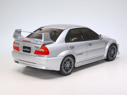 Tamiya - 1/10 RC Mitsubishi Lancer Evo V kit, TT - 02 Chassis - Hobby Recreation Products