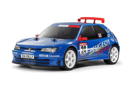 Tamiya - 1/10 R/C Peugeot 306 Maxi, Blue Painted Body, (BT - 01) - Hobby Recreation Products
