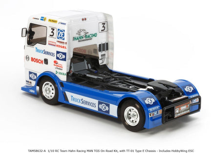 Tamiya - 1/10 RC Team Hahn Racing MAN TGS On - Road Kit, w/ TT01 Type - Hobby Recreation Products