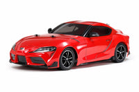 Tamiya - 1/10 RC Toyota GR Supra Kit, w/ TT-02 Chassis - Includes HobbyWing THW 1060 ESC - Hobby Recreation Products