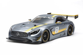 Tamiya - 1/10 RC TT02 Mercedes AMG GT3 Touring Car Kit, w/HobbyWing THW 1060 ESC - Hobby Recreation Products