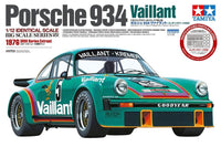 Tamiya - 1/12 Porsche 934 Vaillant Plastic Model Kit, w/ Photo-Etched Parts - Hobby Recreation Products