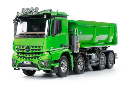 Tamiya - 1/14 R/C Mercedes - Benz Arocs 4151 8x4 Tipper Truck (Candy Green Edition) - Hobby Recreation Products