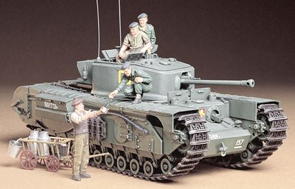 Tamiya - 1/35 British Churchill Mk.VII Tank Plastic Model Kit - Hobby Recreation Products