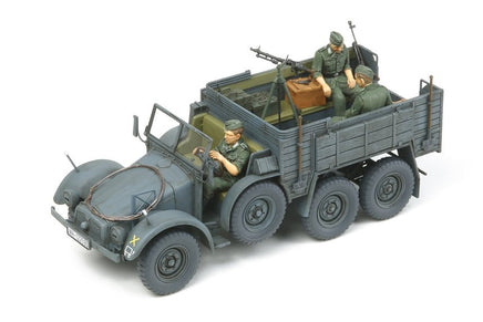 Tamiya - 1/35 German 6x4 Truck Krupp Protze Plastic Model Kit - Hobby Recreation Products