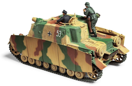 Tamiya - 1/35 German Assault Tank IV Brummbar Late Plastic Model Kit - Hobby Recreation Products
