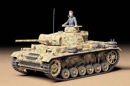 Tamiya - 1/35 German Pz. Kpfw III Ausf. L Tank Plastic Model Kit - Hobby Recreation Products