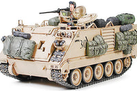 Tamiya - 1/35 M113A2 Armored Person Carrier, Desert Version, Plastic Model Kit - Hobby Recreation Products