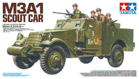 Tamiya - 1/35 M3A1 Scout Car Plastic Model Kit - Hobby Recreation Products