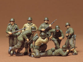 Tamiya - 1/35 U.S. Infantry European Theater Miniature Plastic Model Kit - Hobby Recreation Products