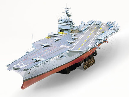 Tamiya - 1/350 USS Enterprise Aircraft Carrier Plastic Model Boat Kit - Hobby Recreation Products