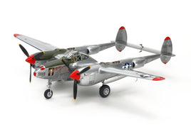 Tamiya - 1/48 Aircraft Lockheed P-38 J Lightning Plastic Model Kit - Hobby Recreation Products