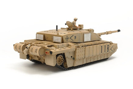 Tamiya - 1/48 British Tank Challenger 2 Plastic Model Kit (Desertised) - Hobby Recreation Products