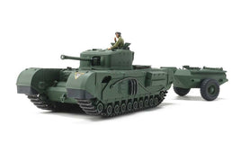 Tamiya - 1/48 British Tank Churchill Mk.VII Plastic Model Kit - Hobby Recreation Products