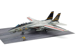 Tamiya - 1/48 Grumman F-14A Tomcat (Late Model) Carrier Launch Set Plastic Model Kit - Hobby Recreation Products