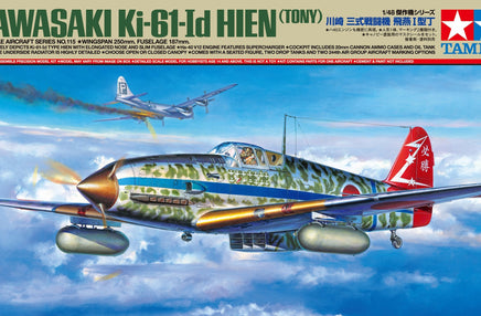 Tamiya - 1/48 Kawasaki Ki-61-Id Hien (Tony) Plastic Model Airplane Kit - Hobby Recreation Products