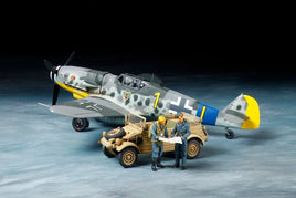 Tamiya - 1/48 Messerschmitt Bf109 G-6 and Kubelwagen Type 82 Plastic Model Set - Hobby Recreation Products