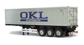 Tamiya - 40 - Foot Container 3 - Axle Semi - Trailer, for Tamiya 1/14 R/C Tractor Truck - Hobby Recreation Products