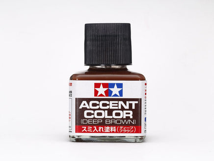 Tamiya - Accent Color, Dark Red-Brown, 40ml Bottle - Hobby Recreation Products