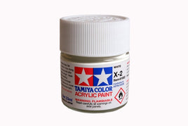 Tamiya - Acrylic X-2 White Paint, 23ml Bottle - Hobby Recreation Products