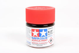 Tamiya - Acrylic X - 27 Clear Red, 23ml Bottle - Hobby Recreation Products