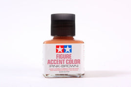 Tamiya - Figure Accent Color, Pink Brown 40ml Bottle - Hobby Recreation Products