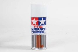 Tamiya - Fine Surface Primer, Light Grey, 180ml Spray Can - Hobby Recreation Products