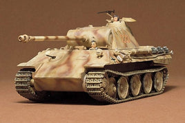 Tamiya - German Panther Med Tank Plastic Model Kit, CA165 - Hobby Recreation Products