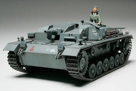 Tamiya - German Sturmgueschutz III Ausfb Tank Plastic Model Kit - Hobby Recreation Products