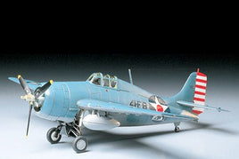 Tamiya - Grumman F4F-4 Wildcat Plastic Model Airplane Kit - Hobby Recreation Products
