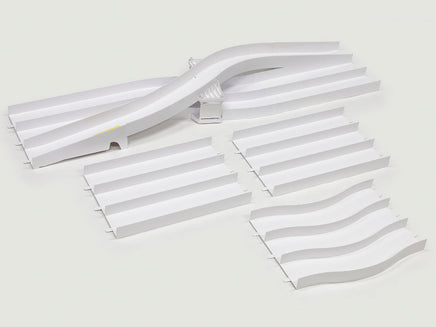 Tamiya - Japan Cup Junior Circuit Lane Change & Extension Set, White - Hobby Recreation Products